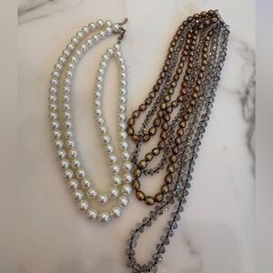Pearl necklaces